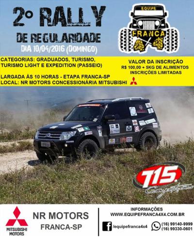 2� Rally de Regularidade Franca 4x4