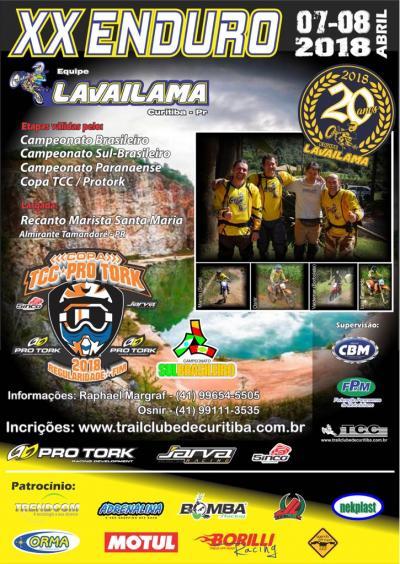 20 Enduro Equipe Lavailama - Paranaense e TCC