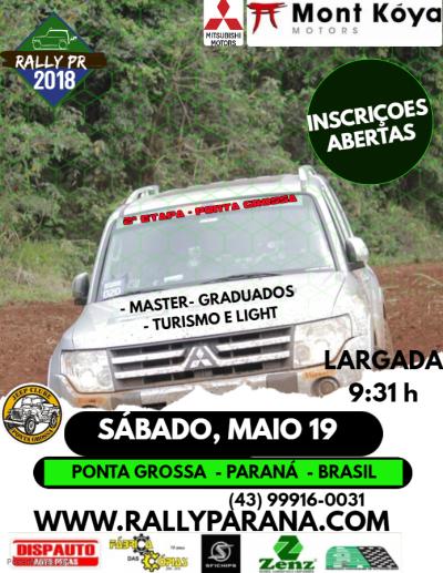 Rally Paran 2018 - Ponta Grossa