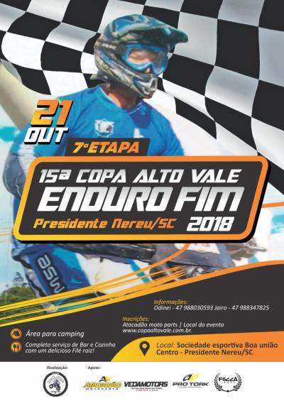 7 Etapa Copa Alto Vale de Enduro FIM - Presidente Nereu